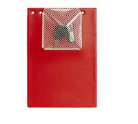 POV EICHNER 9015-00396 Lot de 10 Pochettes de Protection A4 Rouge