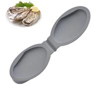 Povanjer Pince à huîtres en silicone,pince à huîtres en silicone | Ouvre-huître,Outil d'ouverture en Silicone pour fruits de mer, pince sans effort pour une ouverture sûre des moules