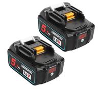 Powarobor 2X BL1850B 18V 5,5Ah pour Makita Outils électriques sans Fil | Remplacement Batteries Compatible avec BL1850B BL1860B BL1830B BL1850 BL1860 BL1840 Batteria avec indicateur LED