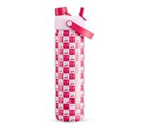 POWCAN Bouteille d'eau isotherme de 760 ml avec paille 2 en 1 et couvercle à bec verseur, garde au froid 24 h, anti-fuite, s'adapte au porte-gobelet de voiture, bouteille d'eau en acier inoxydable