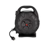 Power acoustics enrouleur de câble électrique - Enrouleur de câble électrique - 4 prises avec capuchons IP44 - rembobinage automatique - 3000W/1000W - câble H07RN-F 3 x 1,5 mm² - protection surchauffe