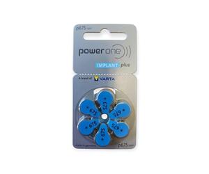 Power One 675 IMPLANT Plus Hearing Aid Battery - 1x Blister