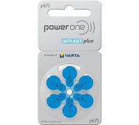 Power One Germany Lot de 6 piles spécialement conçues pour les implants Cochlear