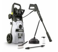 Power Plus POWXG90503-2200 W Nettoyeur de terrasse électrique avec Fonction Marche/arrêt, Pression Max. 170 Bar et température 50 °C, Tuyau de 8 m et Accessoires Inclus