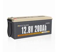 Power Queen Batterie Lithium12V 200Ah Batterie LiFePO4 avec BMS 100A Pour Marine