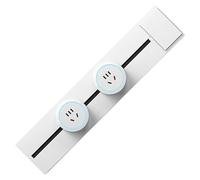 Power Strip, prise d'alimentation | Flexible Power Strip Rail | Adaptateurs multiples amovibles et amovibles mobiles Adaptateurs pour le salon, la cuisine, le studio de travail sur le lieu de