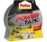 Power Tape,Ruban Adhésif Gris De 10m,Extra Fort Pour Charges Lourdes,Bande Adhésive Toilée Tous Supports,Rouleau Adhésif Étanche
