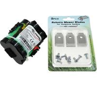 Powerakku pour tondeuse-robot Gardena R70Li / R40Li / R45Li / R38Li incl. 9x lames de couteau de rechange