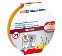 Powerband Adhésif de montage INDOOR, 19 mm x 5 m