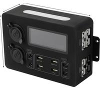 Powerbox, plusieurs ports USB, protection contre les surcharges, noir