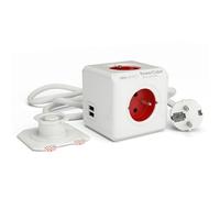 PowerCube EXtented USB multiprise rouge