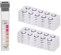 Powerhaus24 - 120 comprimés de test - 60 pour test du pH (Phenol Red) et 60 pour test du chlore DPD1 - Chambre de mesure incluse