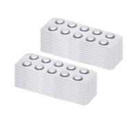 POWERHAUS24 Lot de 200 pastilles de test photomètre 2 en 1, 100 pastilles DPD 1 sans chlore et 100 pH rouge phénol - Qualité allemande - Pour PoolLAB, Scuba, PoolScan, etc.