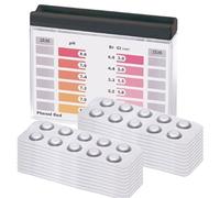 Powerhaus24 ® Testeur de chlore/PH de piscine avec 200 comprimés, 100 DPD1 chlore et 100 pH Phenol Red
