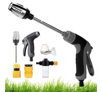Powerjet Pistolet haute pression, Nettoyeur Turbo pour Tuyau d'Arrosage avec accessoires, Buse haute pression Waterblitz pour tuyau d'arrosage de jardin Pour arrosage de jardin, lavage de voiture