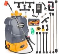 powermat Pulvérisateur à dos 20 L 15 Ah, 4,5 bar, gris, lance incluse
