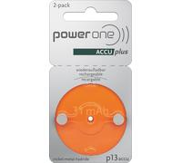 PowerOne P13 PR48, batterie pour appareils auditifs ACCUplus, lot de 2
