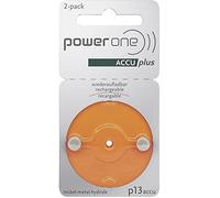 Powerone P13 ZA 13 NiMH Rechargeable Batteries Pack of 2 28 mAh 1.2 V