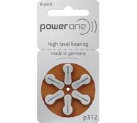 Powerone Size 312 Piles Auditives Taille 60 Piles