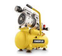 Powerplus Compresseur POWX17230S - Compresseur sans huile 550W 6L silencieux