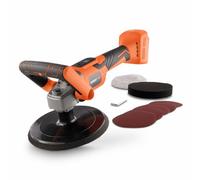 Powerplus Dual Power Polisseuse d'Angle sans Fil de 20 V POWDP4070 - Ø 180 mm - pour Polissage Voiture - sans Batterie ni Chargeur