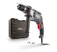 PowerPlus Perceuse à percussion POWE10035 950 W filaire gris/noir – Vissage gauche/droite