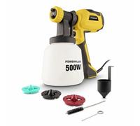 Powerplus Pistolet pulvérisateur de Peinture POWX352 - Pistolet pulvérisateur de Peinture 500W, 1.4 L
