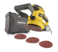 Powerplus Ponceuse excentrique POWX04710 - Ponceuse excentrique 450W Ø 125mm - 6 acc.