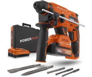 POWERPLUS POWDP15640 - Marteau combiné Accu 20V sans charbon SET