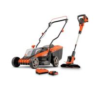 POWERPLUS POWDPG75565 Tondeuse à gazon électrique 20V et 340mm et coupe-bordure 20V et 240mm, batterie et chargeur inclus