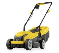 POWERPLUS POWEG62205, tondeuse électrique, 1300 W, largeur de coupe de 320 mm, bac de ramassage de 30 litres, 3 réglages de hauteur de coupe, fonctionnement sur secteur