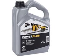 Powerplus Powoil025 Huile pour tronçonneuse à 2 temps 5l Transparent One Size / EU Plug Transparent One Size