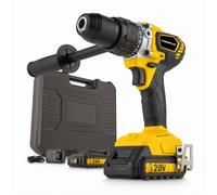 POWERPLUS POWX00530 - Perceuse à percussion sans fil 20V 120Nm 2BAT