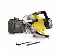 Powerplus Rainureuse Murale POWX0650 - Rainureuse à Maçonnerie de 1800 W - Fraise à Rainurer avec Lames de Scie de ø 150 mm - Outil de Fraisage avec Capacité de Coupe jusqu'à 45 mm