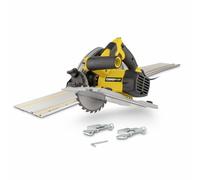 Powerplus Scie électrique plongeante POWX0562 - Outil électrique 1200W, Ø165mm - Guide latéral - Scie électrique avec guide latéral - Kit d'outils pour la maison