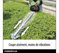 Powerplus Taille-haie Dual Power 40 V, Lame 670 mm