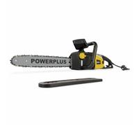 Powerplus Tronçonneuse Électrique POWXG1009 - Élagueuse Électrique de 2400 W, Guide de 400 mm, Lubrification Automatique de Chaîne, Outillage de Jardin