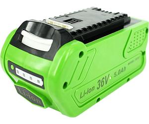 PowerSmart Batterie 36V 5Ah pour GREENWORKS 20202 2601102 40V110 29727 29717 G40B25 G40B4 YTB407