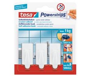 Powerstrips Crochet adhésif SMALL, tendance, blanc