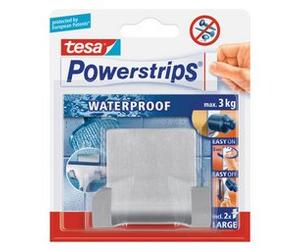 Powerstrips CROCHET DOUBLE 'WAVE' WATERPROOF, en inox