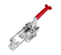 POWERTEC 1 pince à bascule, capacité de maintien de 907,2 kg, loquet à boulon en U réglable 40341 avec poignée antidérapante pour gabarits et fixations de travail du bois, fumoir, porte-pneus, boîte à