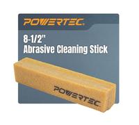 POWERTEC 71002V Bâton de nettoyage abrasif pour bandes abrasives et disques | Gomme en caoutchouc naturel - Outils de travail du bois pour le ponçage parfait