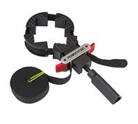 POWERTEC 71017 Serre-joint à dégagement rapide | Support de sangle de serrage pour cadre de travail du bois, vert, jaune