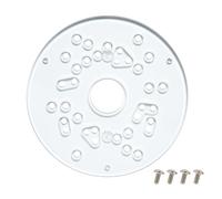 Powertec 71381 Plaque de base universelle pour routeur 12,7 mm