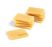 POWERTEC 71895-P2 Lot de 10 nettoyants de bande abrasive pour bandes abrasives, disques et papiers abrasifs, blocs de nettoyage abrasifs en caoutchouc naturel pour ponceuses, skateboards, chaussures,