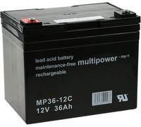 Powery batterie au plomb (multipower) MP36-12C pour applications cycliques