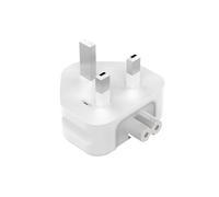 Powice Adaptateur de voyage Europe vers UK, compatible avec l'adaptateur d'alimentation Apple, prise de charge CA de rechange pour adaptateur secteur pour voyage au Royaume-Uni, en Irlande, à Hong
