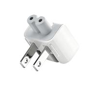 Powice Adaptateur de voyage Europe vers USA pour Apple Power - Adaptateur CA - Convient comme remplacement du bloc d'alimentation Apple, adaptateur de charge pour les voyages aux États-Unis, au Canada
