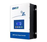 POWLAND Régulateur de charge solaire MPPT 100 A, 12 V, 24 V, 36 V, 48 V pour voiture, entrée PV max. 150 Vdc, affichage LCD, panneau solaire, régulateur de charge pour batterie au lithium GEL/SEL/FLD