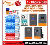 PowMr MPPT 100A 80A 60A 40A 30A 20A Solar Charger Controller LCD Work With 12V 24V 36V 48V Lead-acid Lifepo4 Battery Solar Panel MPPT 60A